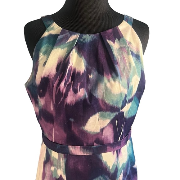 Elie Tahari Size 6 Elegant Multicolor Sleeveless Dress - Picture 2 of 12